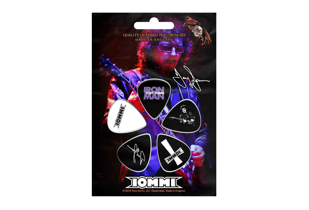 Official Band Merch | Tony Iommi - Iommi Official Plectrum Pack
