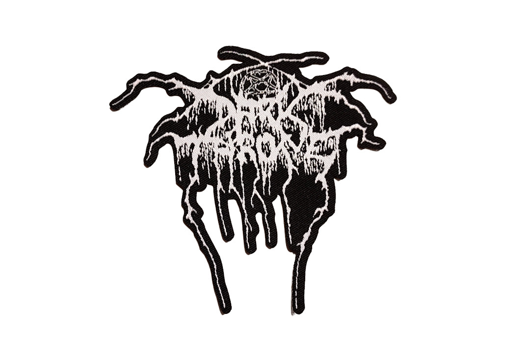 Official Band Merch | Darkthrone - Cut Out Logo Woven Patch