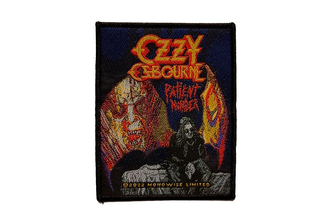 Official Band Merch | Ozzy Osbourne - Patient No. 9 Woven Patch