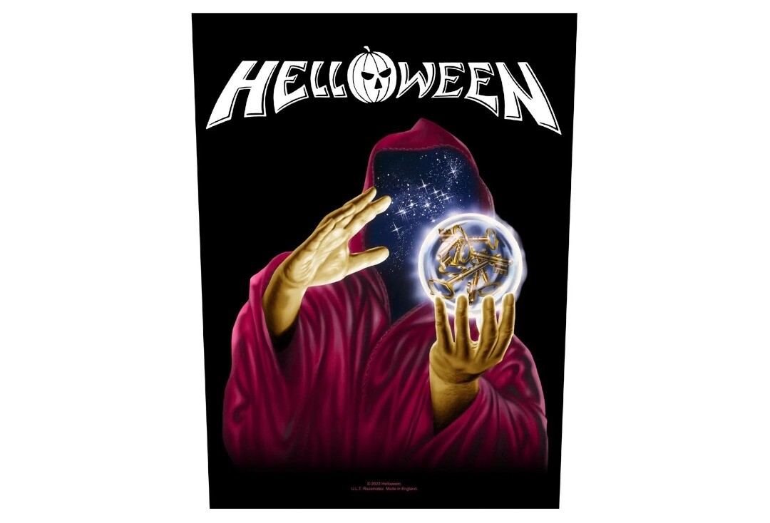 Official Band Merch | Helloween - Keeper Of The Seven Keys Printed Back Patch
