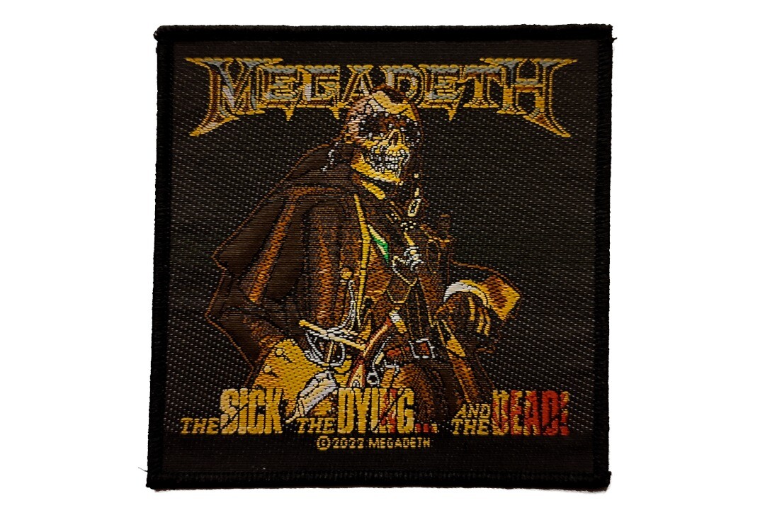 Megadeth - The Sick, The Dying And The Dead Woven Patch