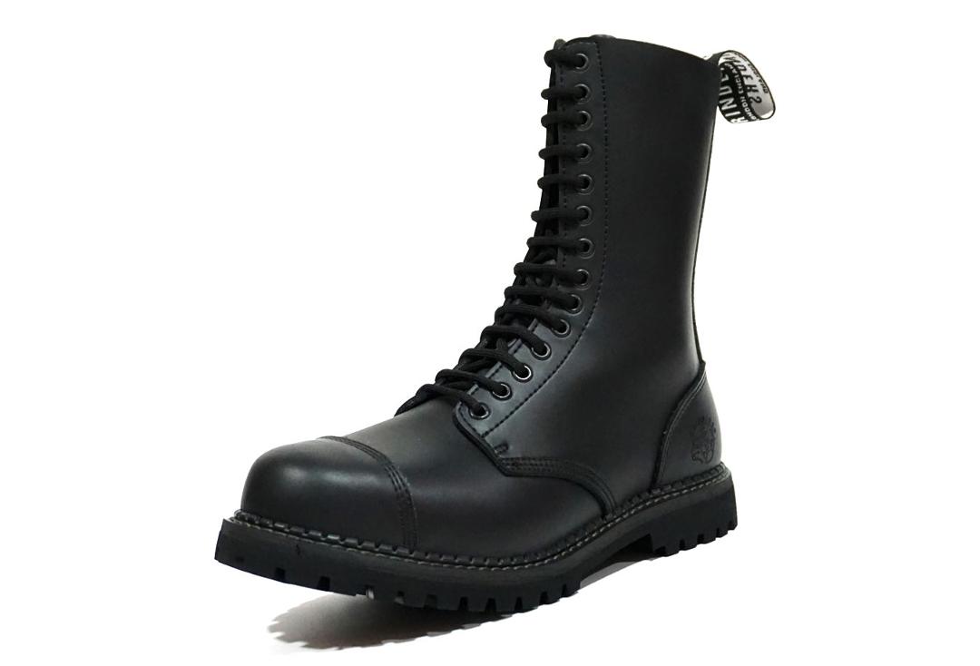 Grinders | Herald Men's Black Leather Boots