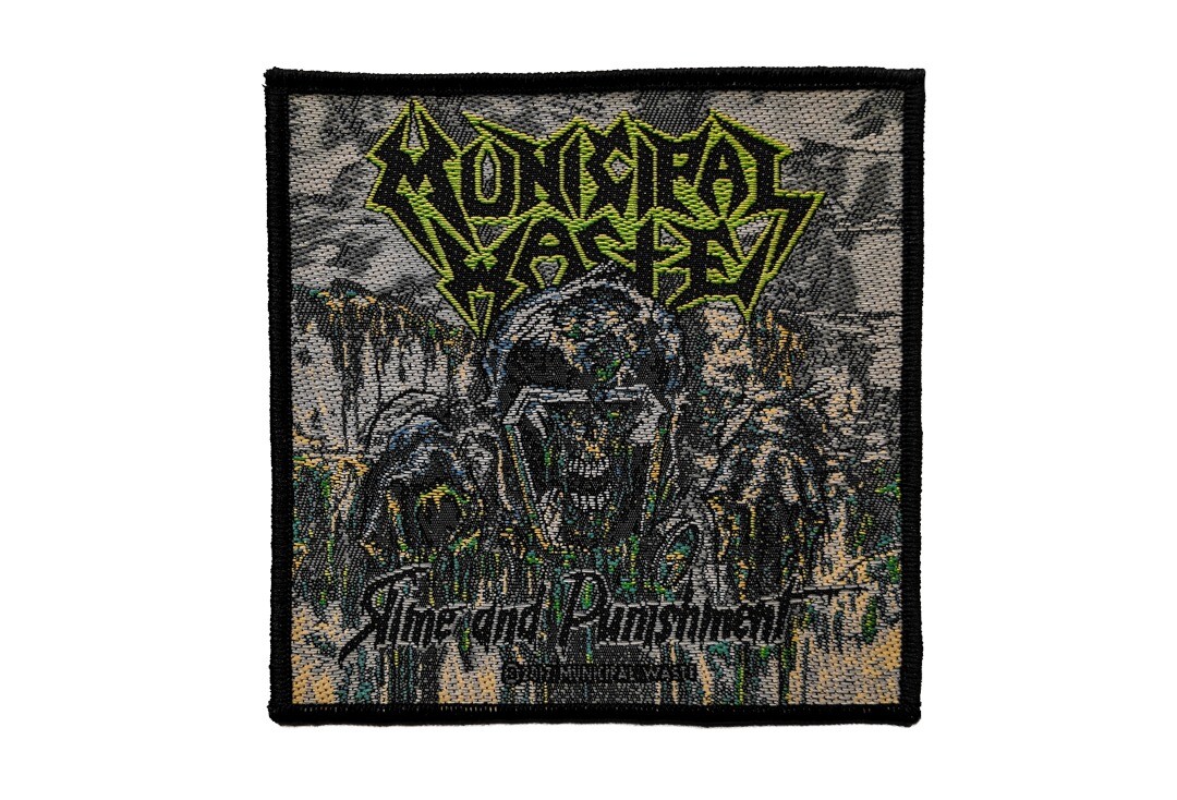 Official Band Merch | Municipal Waste - Slime And Punishment Woven Patch