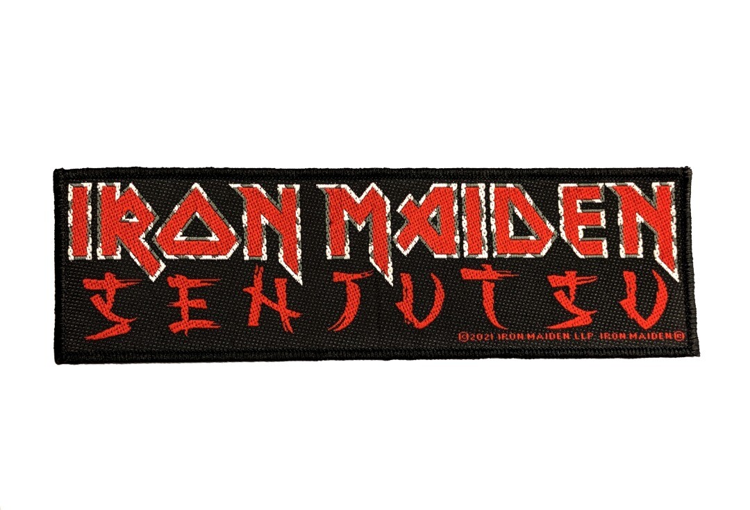 Iron Maiden - Senjutsu Logo Woven Super Strip Patch