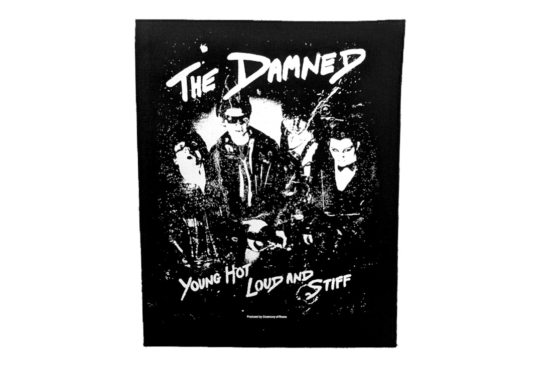 The Damned - Young, Hot, Loud And Stiff Printed Back Patch