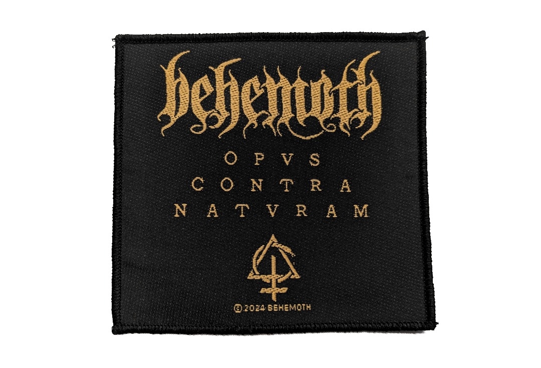 Behemoth - Opvs Contra Natvram Sew On Woven Patch