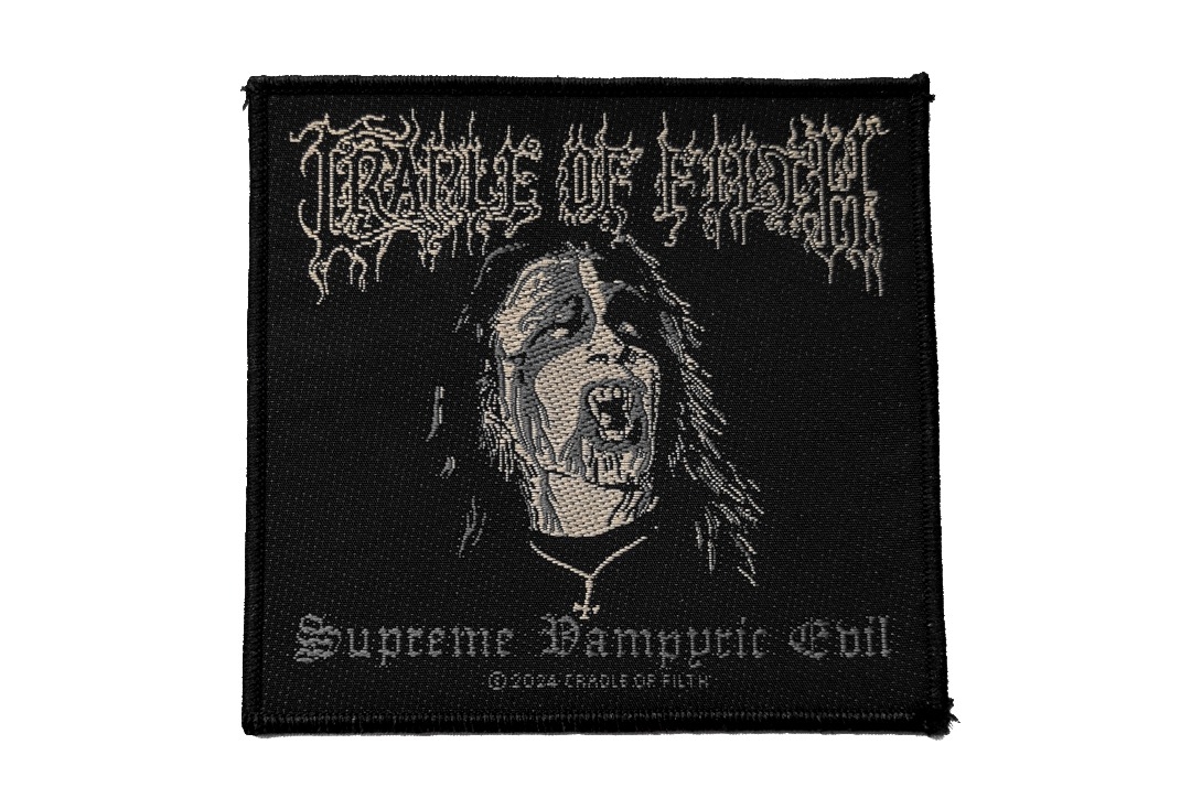 Cradle Of Filth - Supreme Vampiric Evil Sew On Woven Patch