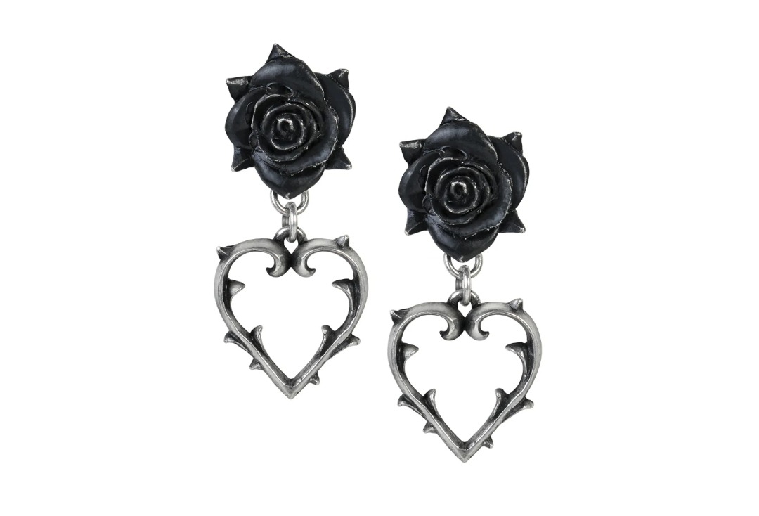 Wounded Love Alchemy Gothic Ear Studs - Main