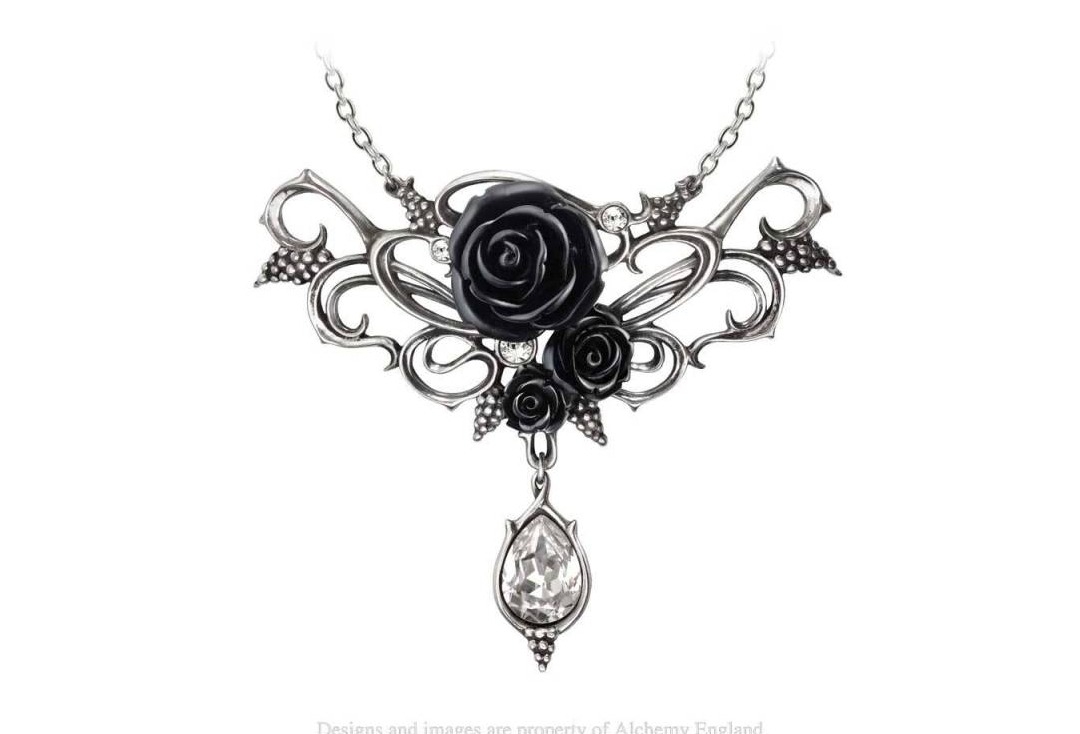 Bacchanal Rose Alchemy Gothic Necklace - Main