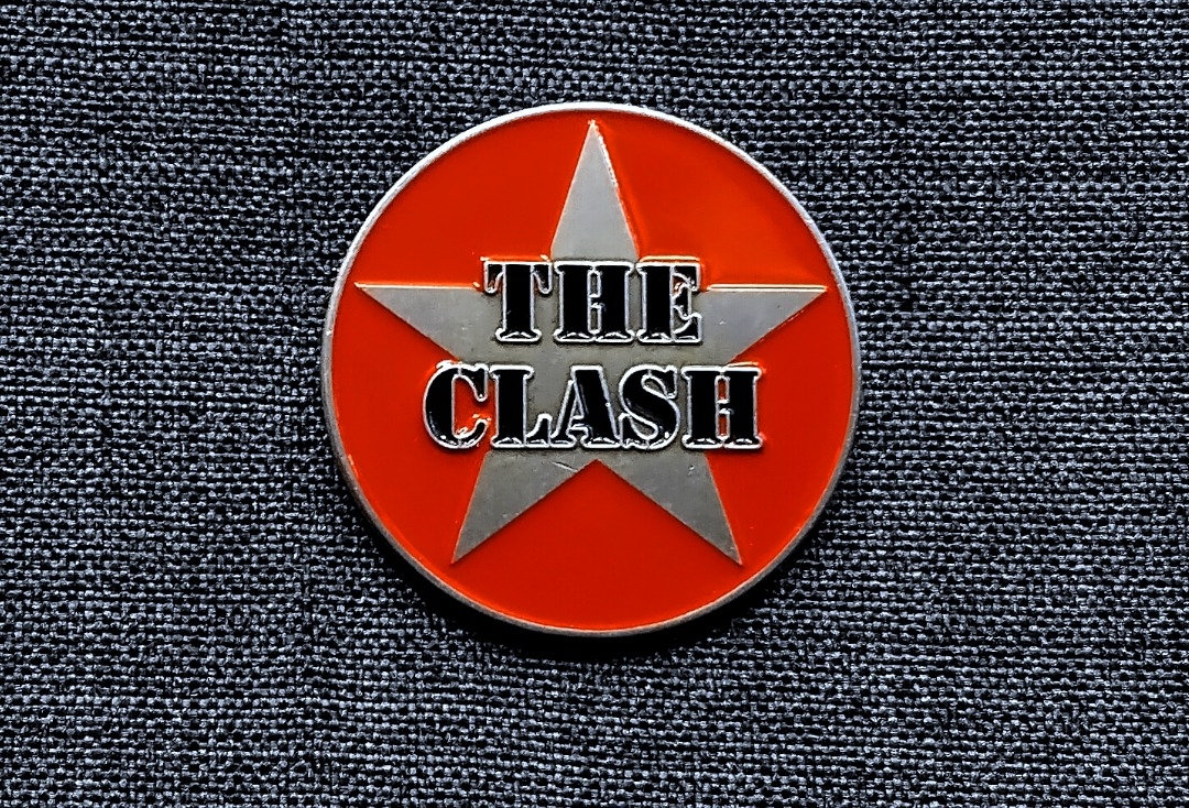The Clash - Military Logo Official Metal Pin Badge