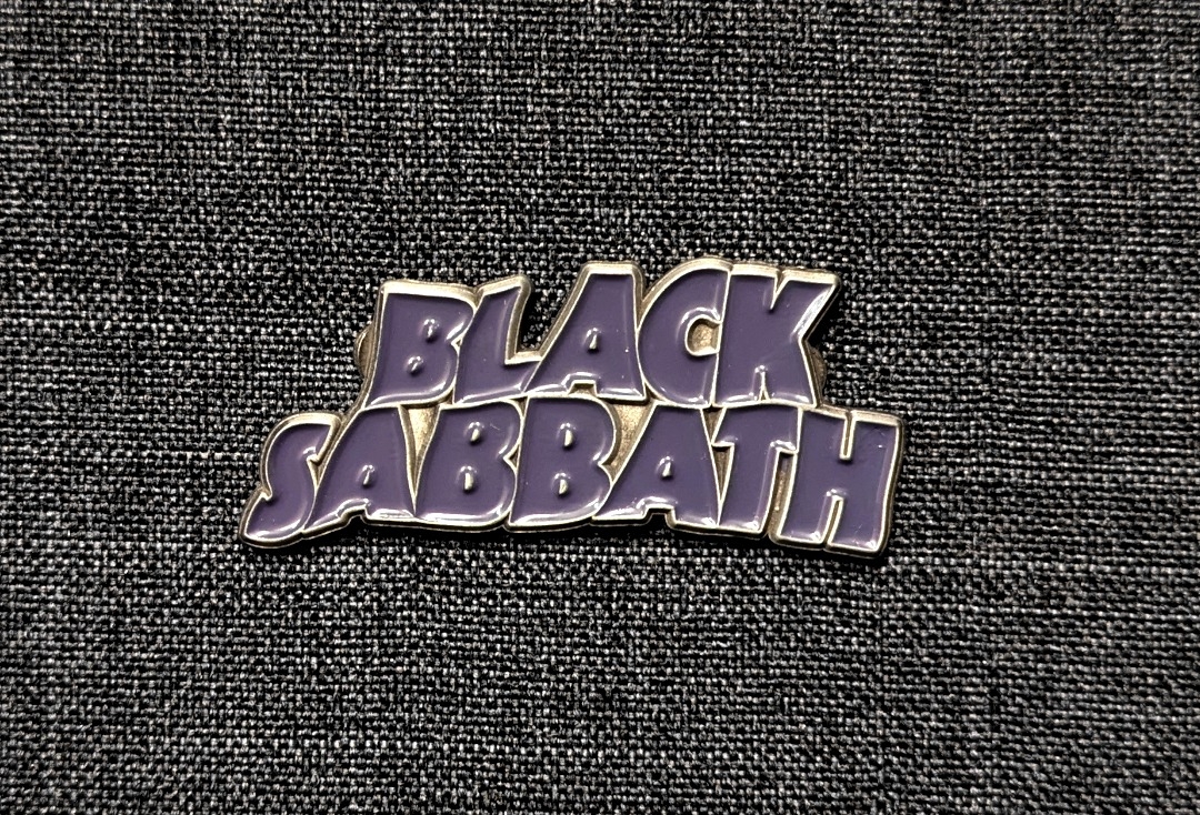 Black Sabbath - Purple Logo Official Metal Pin Badge