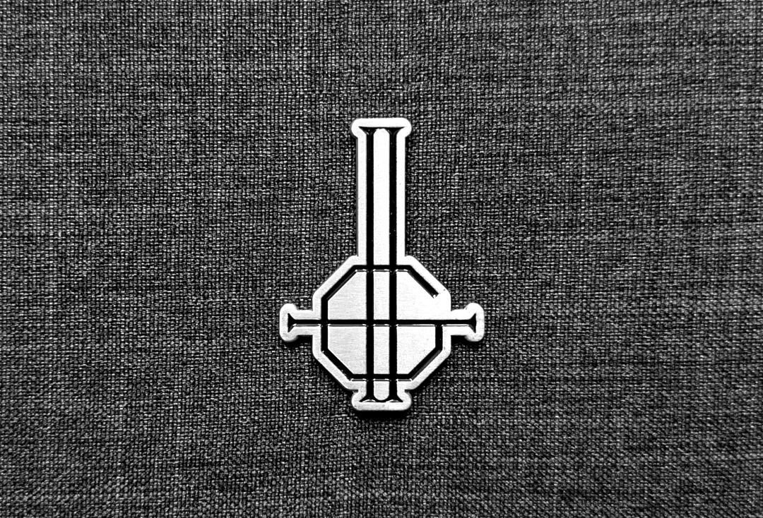 Ghost - Grucifix Official Metal Pin Badge