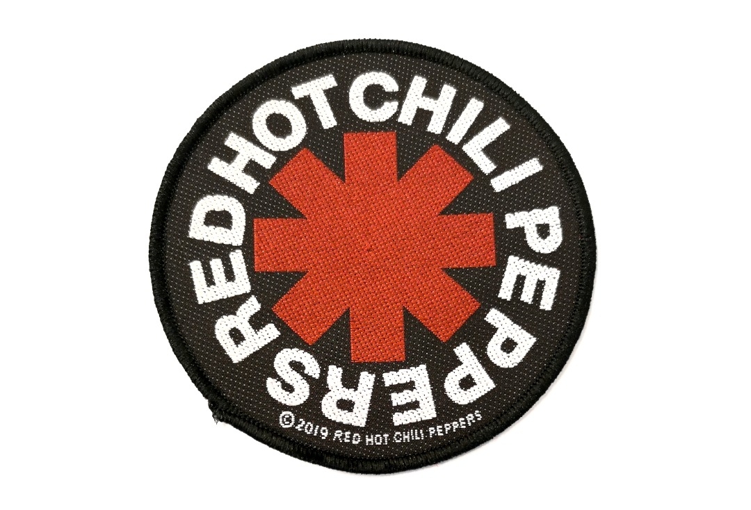 Red Hot Chili Peppers - Asterisk Red & White Woven Patch