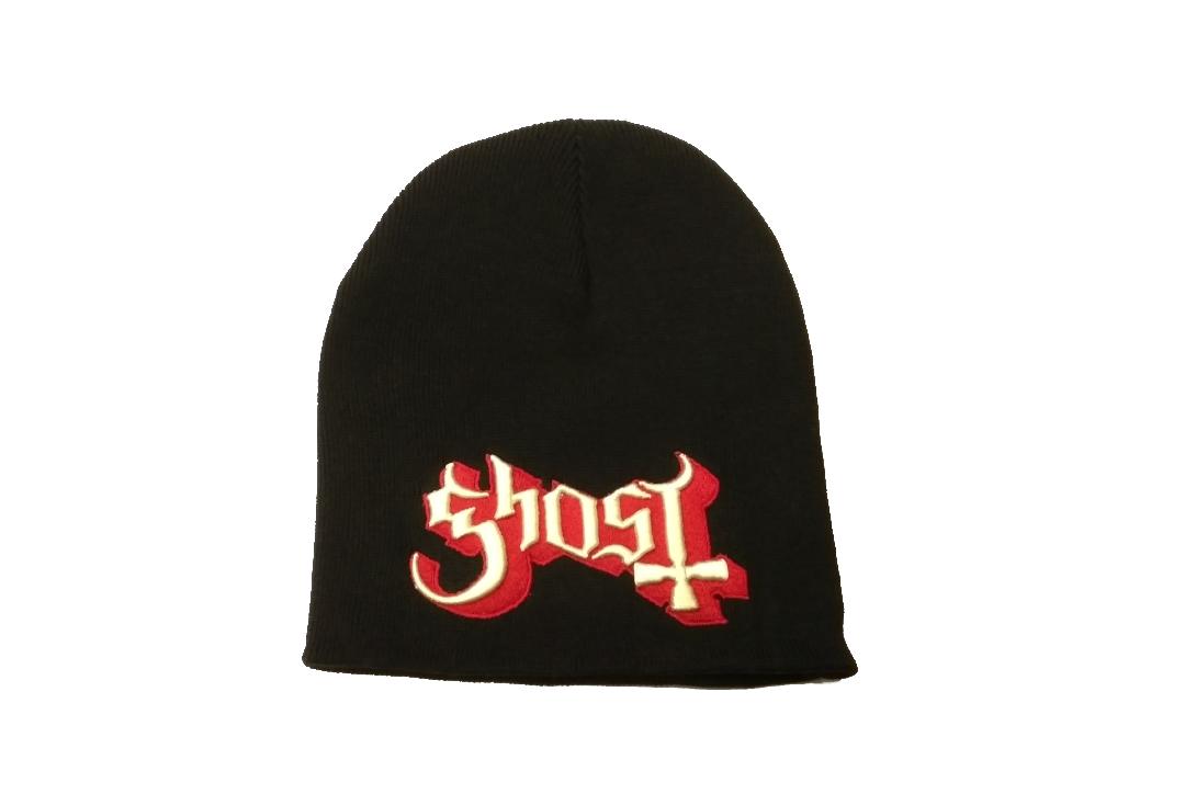 Official Band Merch | Ghost - Logo Embroidered Official Knitted Beanie Hat