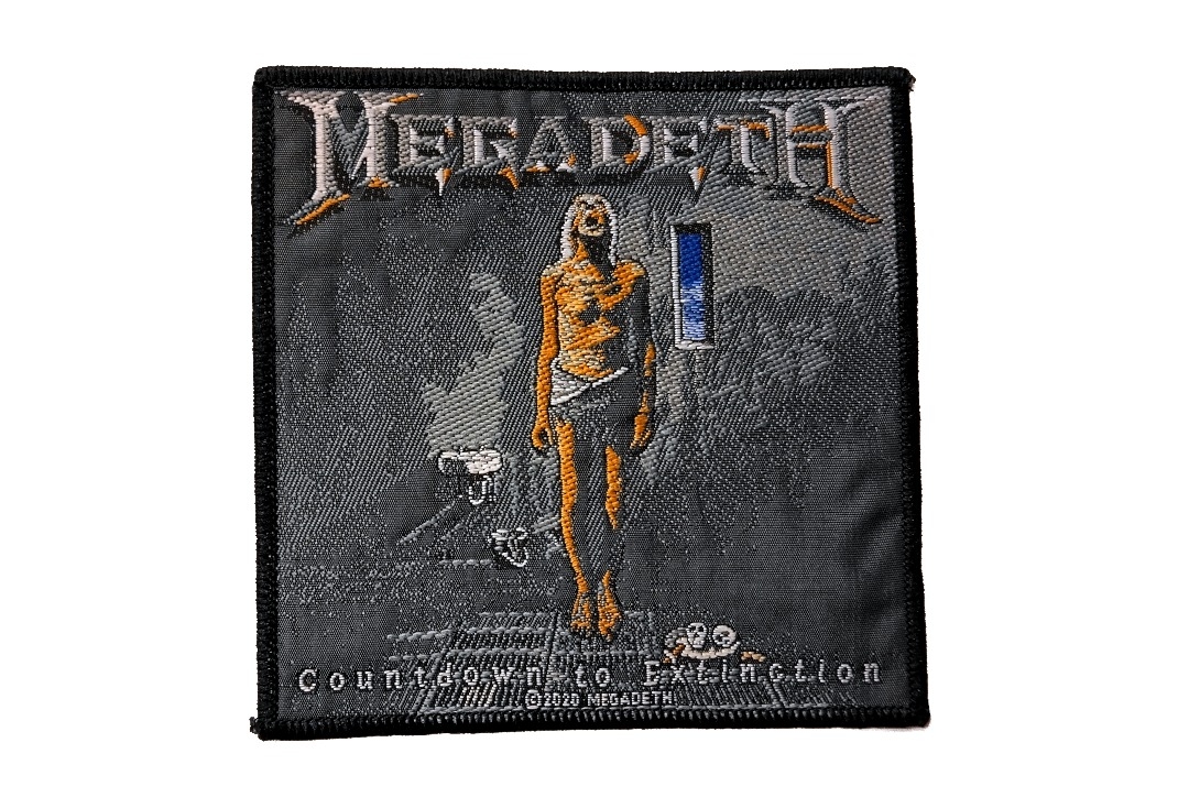 Megadeth - Countdown To Extinction Sew On Woven Patch