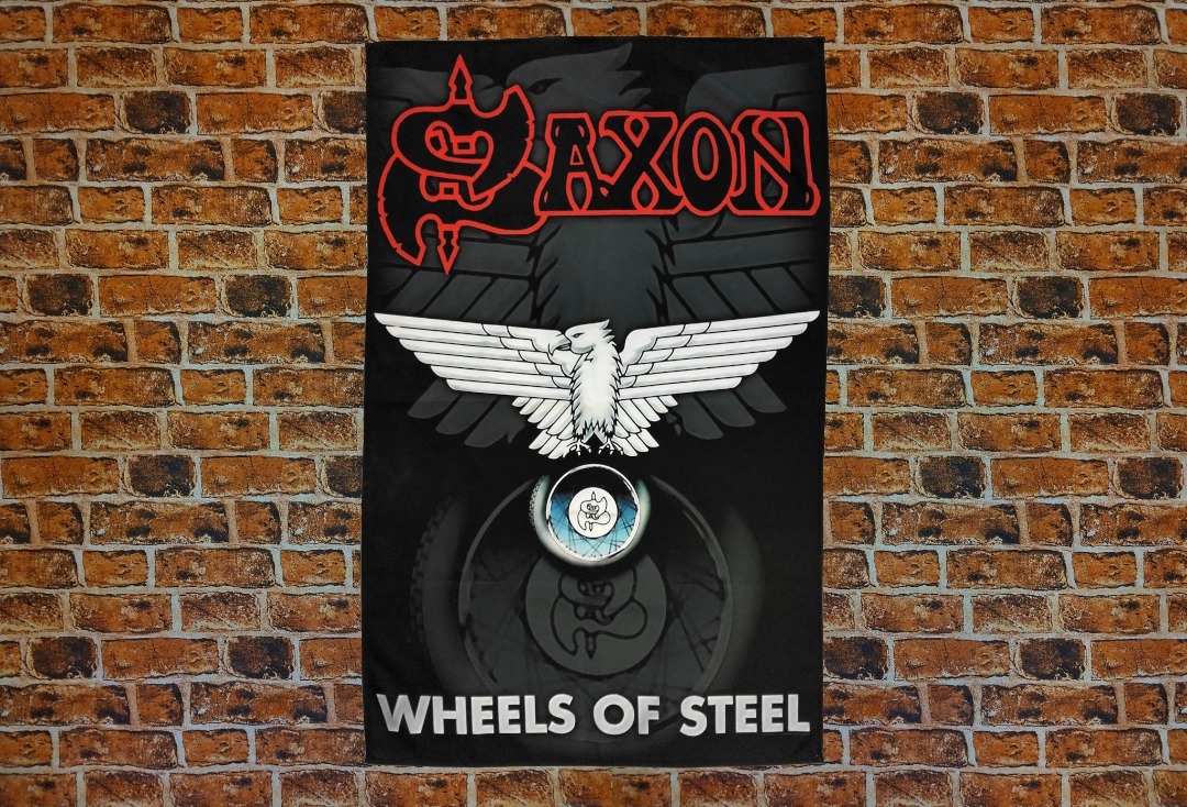 Saxon - Wheels Of Steel Printed Textile Poster