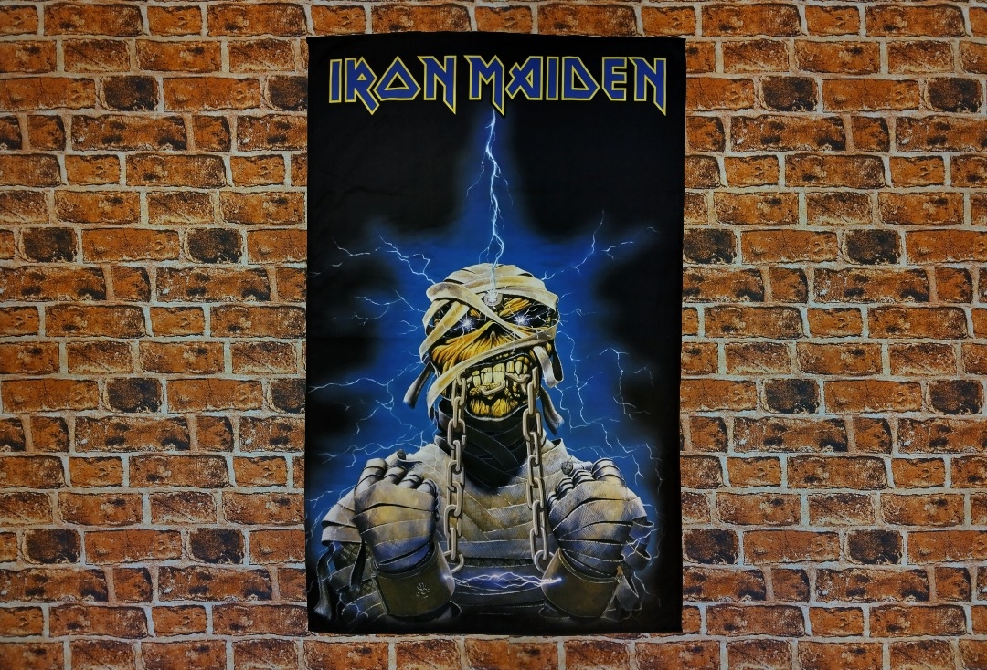 Iron Maiden - Powerslave Eddie Printed Textile Poster