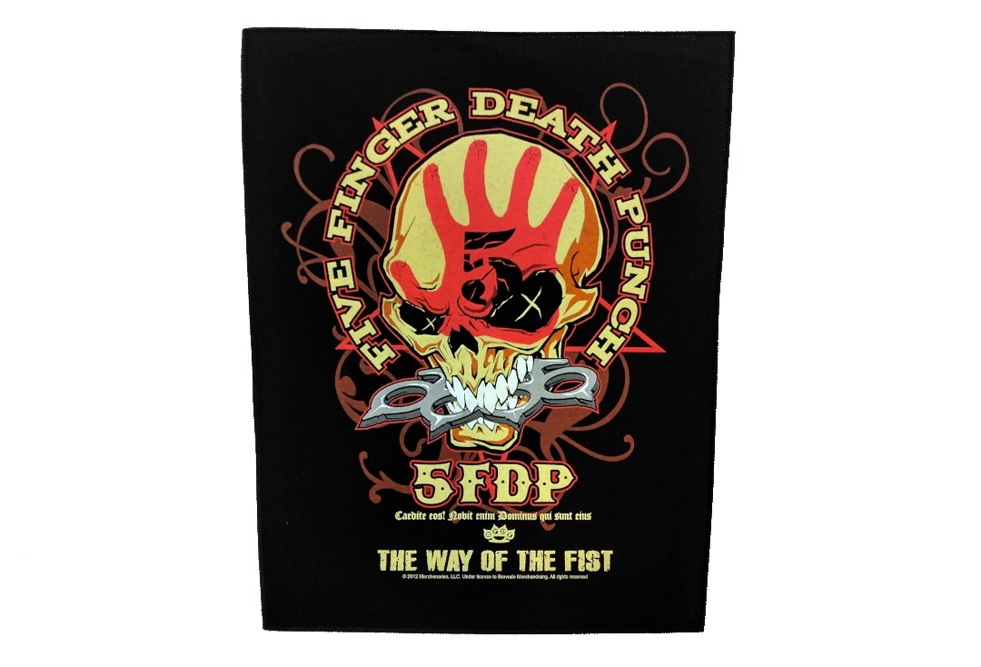 Five Finger Death Punch - The Way Of The Fist Printed Back Patch
