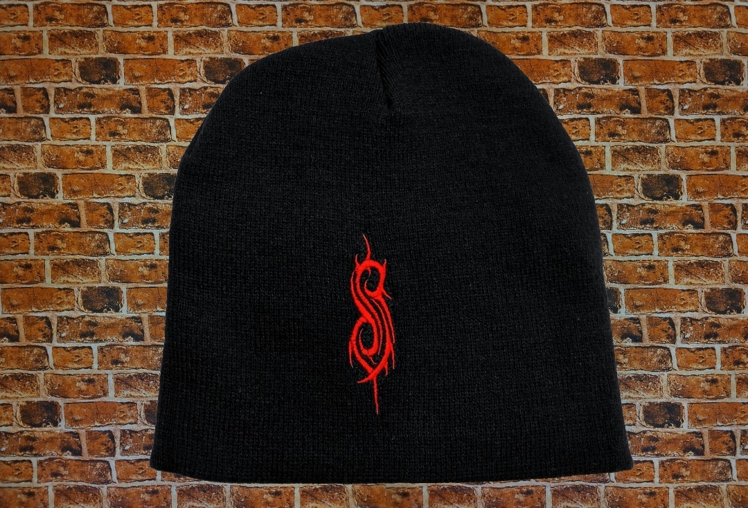 Slipknot - Tribal S Logo Embroidered Official Knitted Beanie Hat