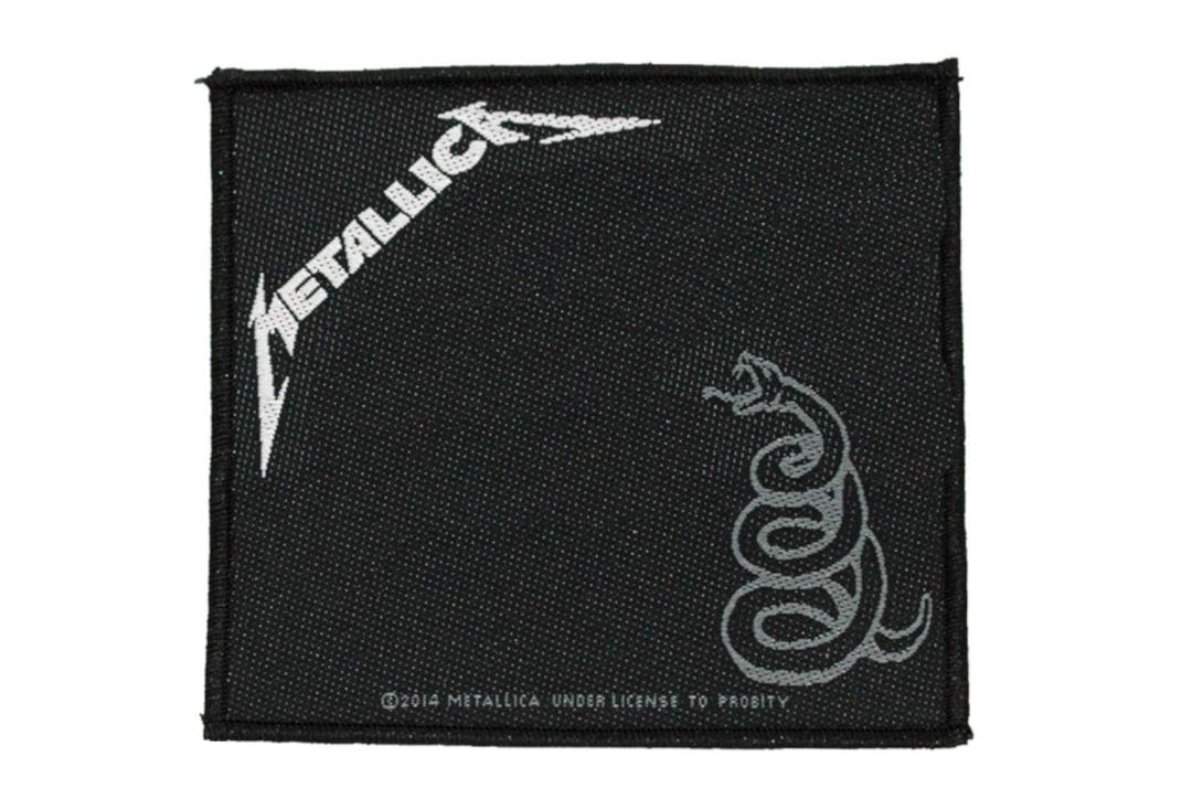 Official Band Merch | Metallica - The Black Album Woven Patch