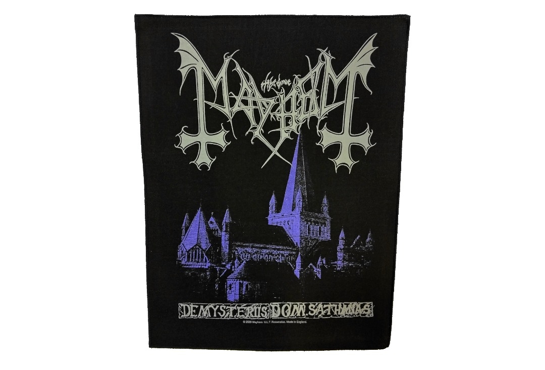 Mayhem - De Mysteriis Dom Sathanas Printed Back Patch