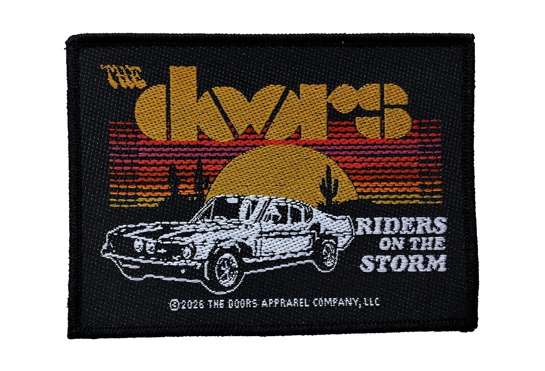 The Doors - Riders On The Storm Sew On Woven Patch
