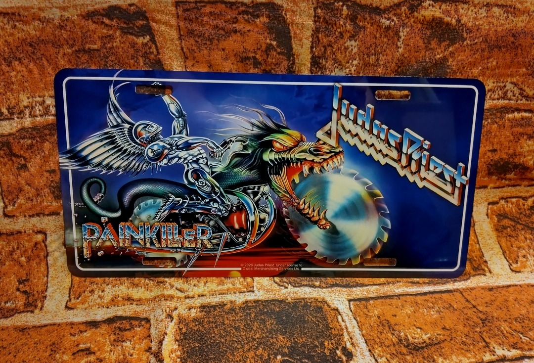 Judas Priest - Painkiller Metal Number Plate