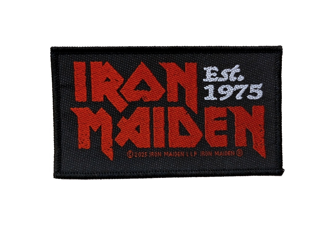 Iron Maiden - Est. 1975 Sew On Woven Patch