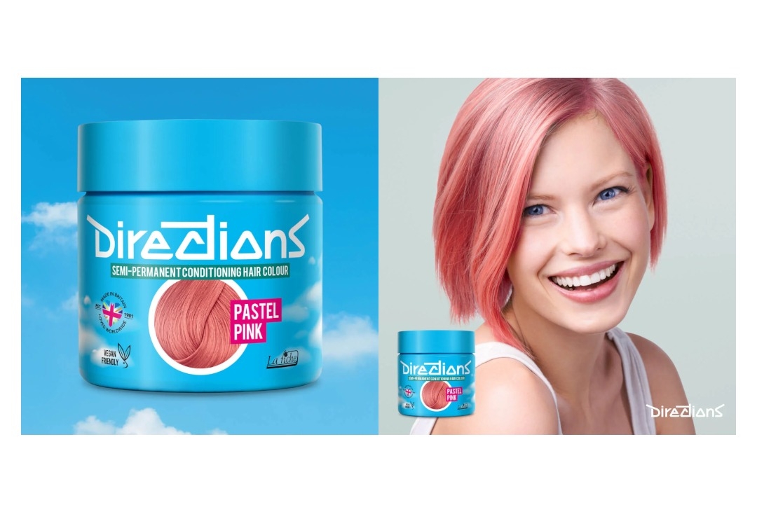 Pastel Pink Directions Semi-Permanent Hair Colour