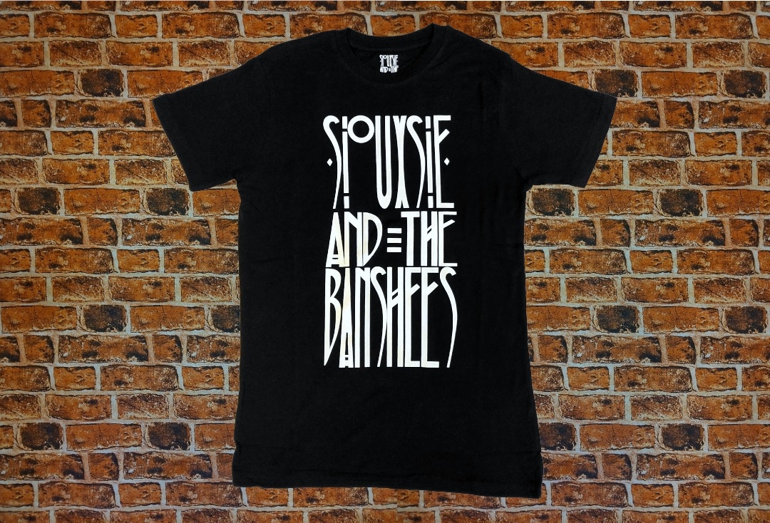 Siouxsie & The Banshees - Logo Mono Men's Official Short Sleeve T-Shirt