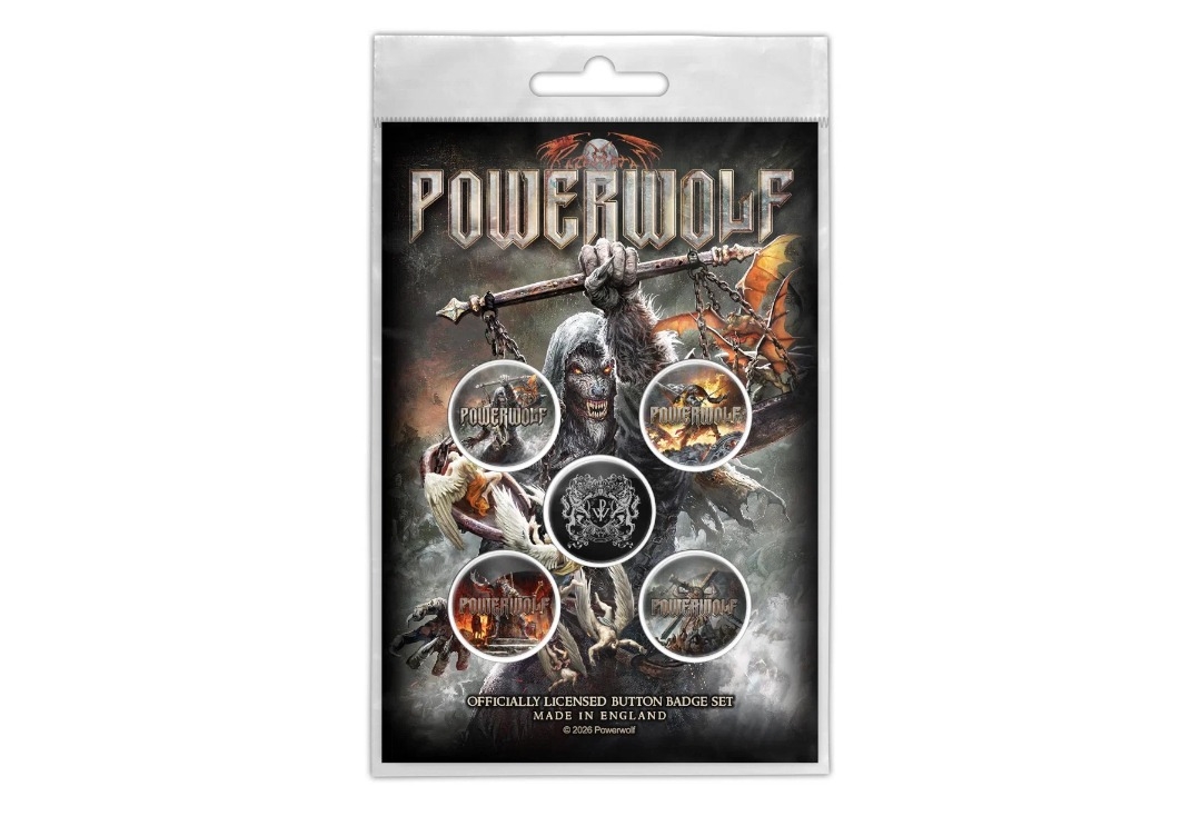 Powerwolf - Call Of The Wild Official Button Badge Pack