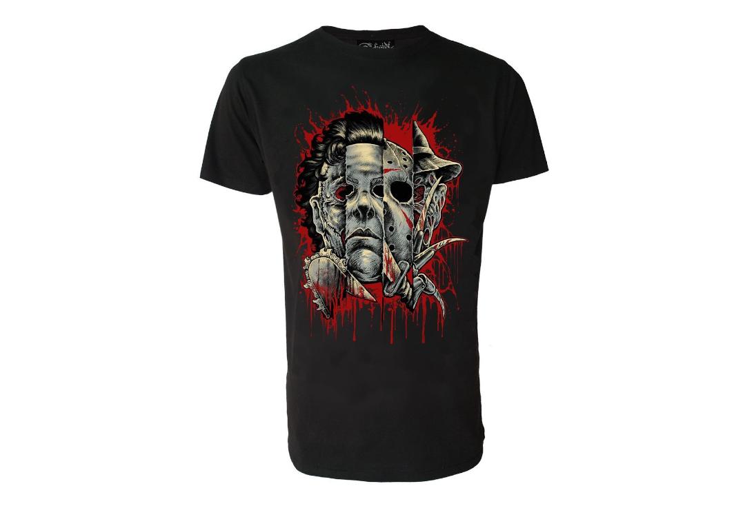 Darkside Clothing | Faces Of Horror Short Sleeve Men's T-Shirt