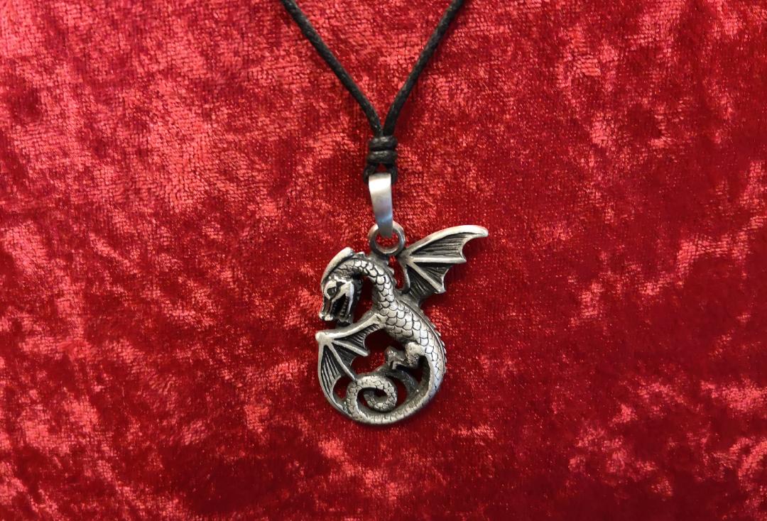 Void Clothing | Baby Dragon Pewter Pendant