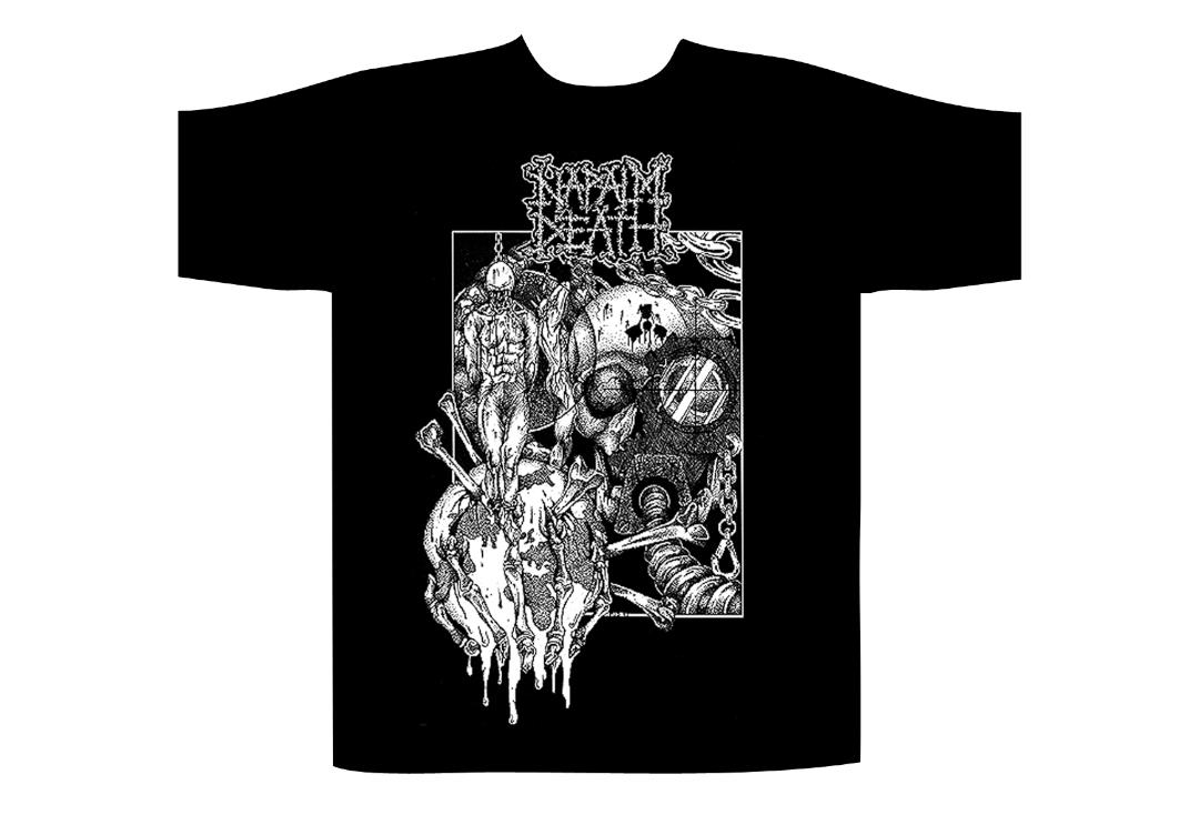 Official Band Merch | Napalm Death - Harmony Corruption Men's Short Sleeve T-Shirt