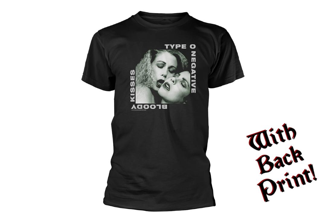 Official Band Merch | Type O Negative - Bloody Kisses Men's Short Sleeve T-Shirt - Front