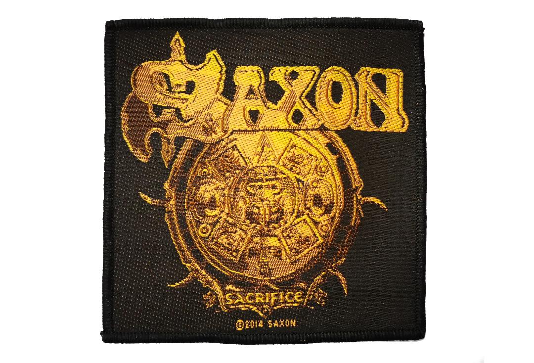 Official Band Merch | Saxon - Sacrifice Woven Patch