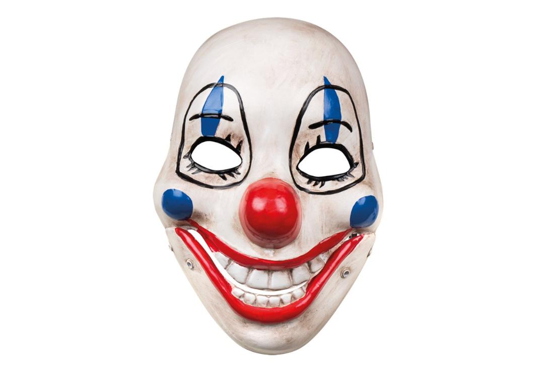 Void Clothing | Blue Aged Moving Jaw Clown Mask