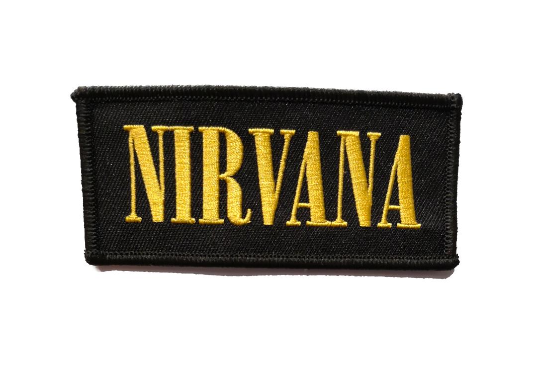 Official Band Merch | Nirvana - Logo Woven Patch