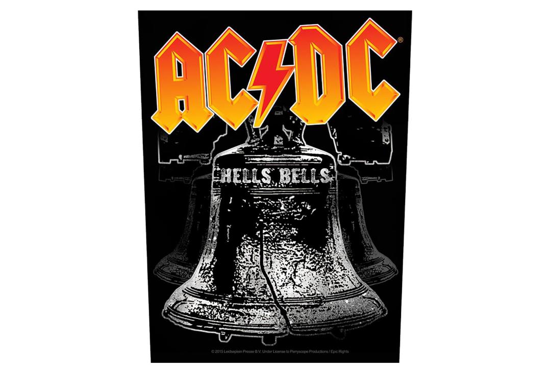 Official Band Merch | AC/DC - Hells Bells Printed Back Patch