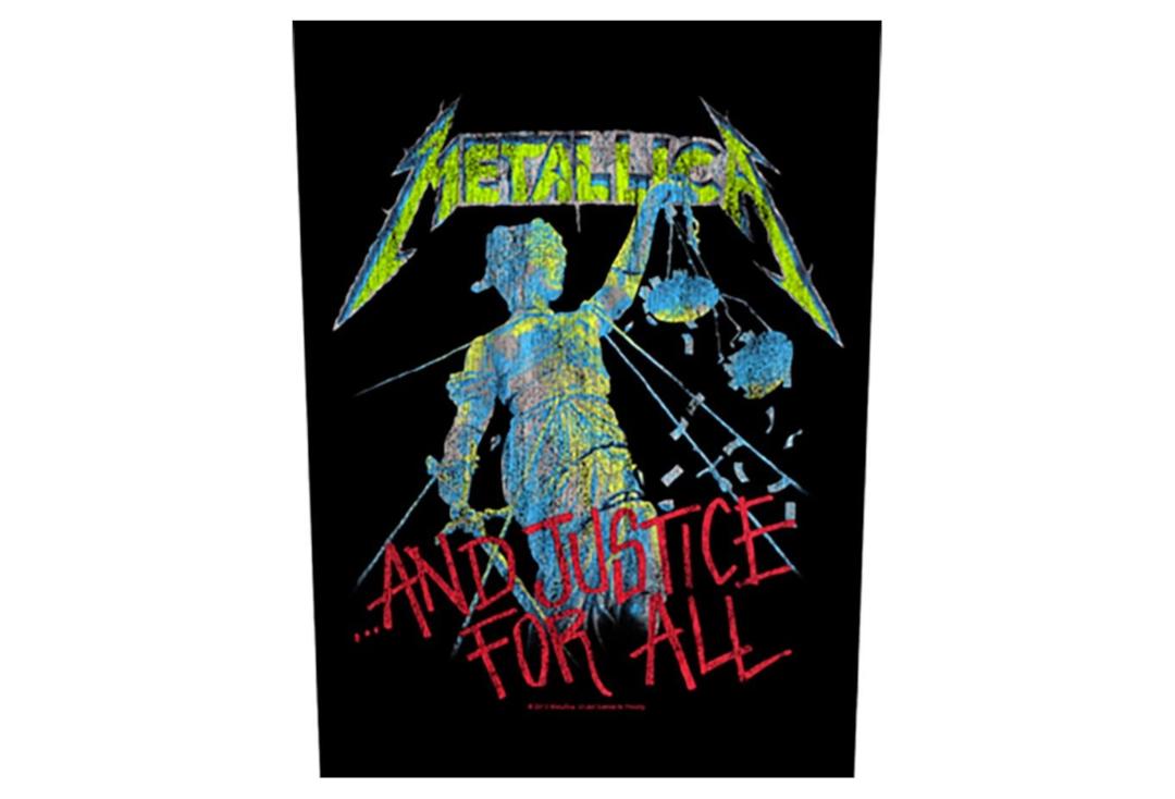 Official Band Merch | Metallica - And Justice For All Printed Back Patch
