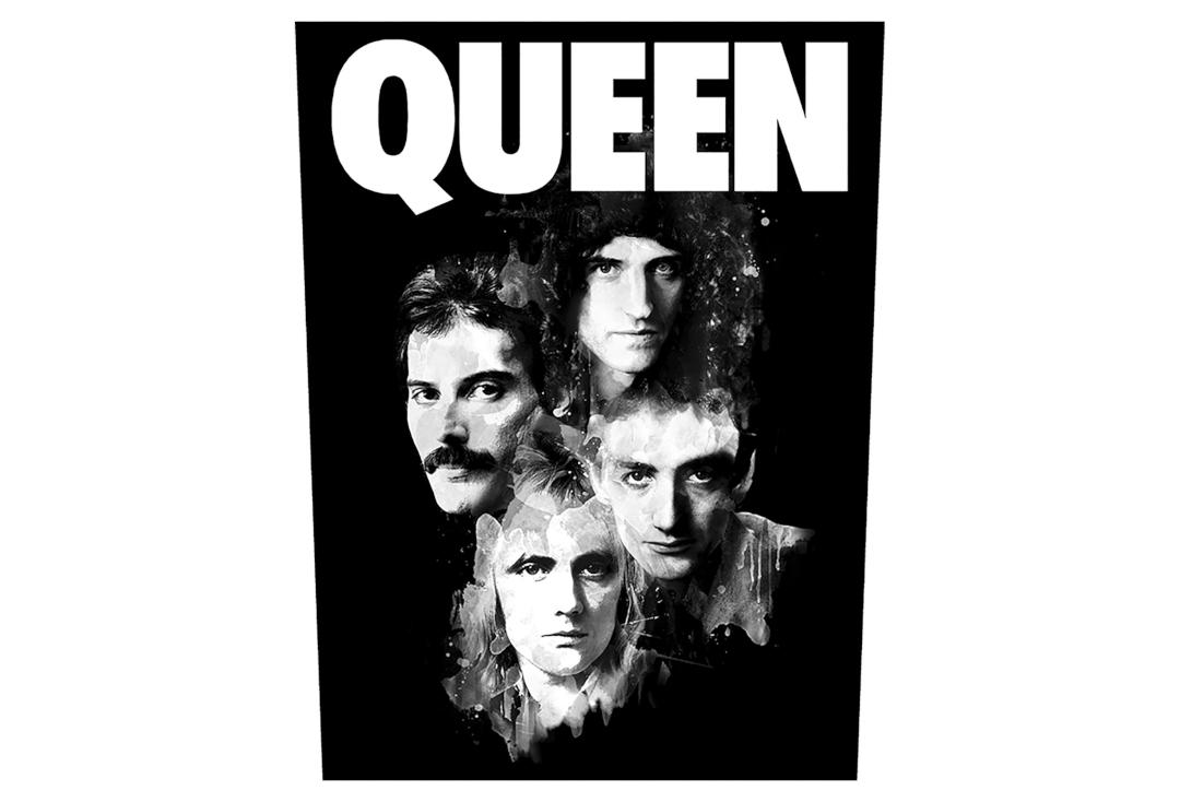 Official Band Merch | Queen - Faces Printed Back Patch
