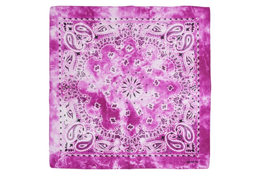 Void Clothing | Lilac Pink Shaded Retro Paisley Cotton Bandana