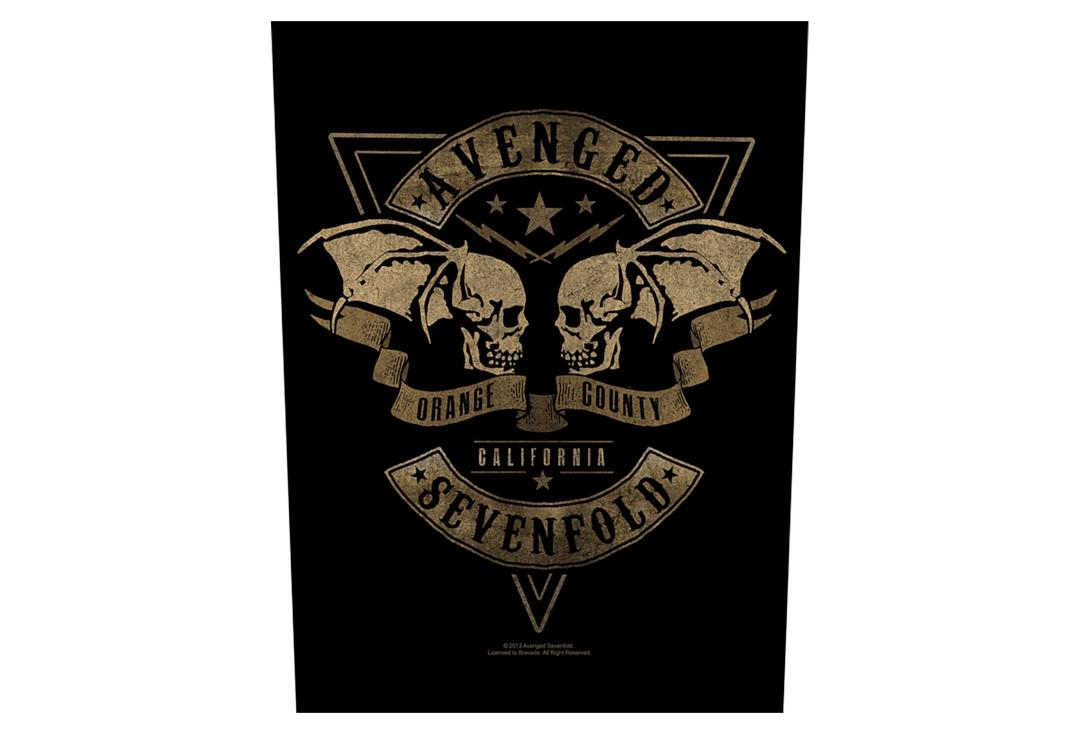 Official Band Merch | Avenged Sevenfold - Orange County Printed Back Patch