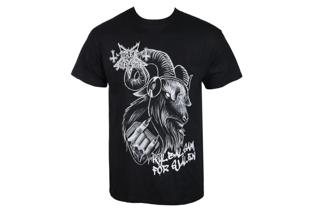 Official Band Merch | Dark Funeral - Kylbalsam Black Metal Goat Official Men's Short Sleeve T-Shirt