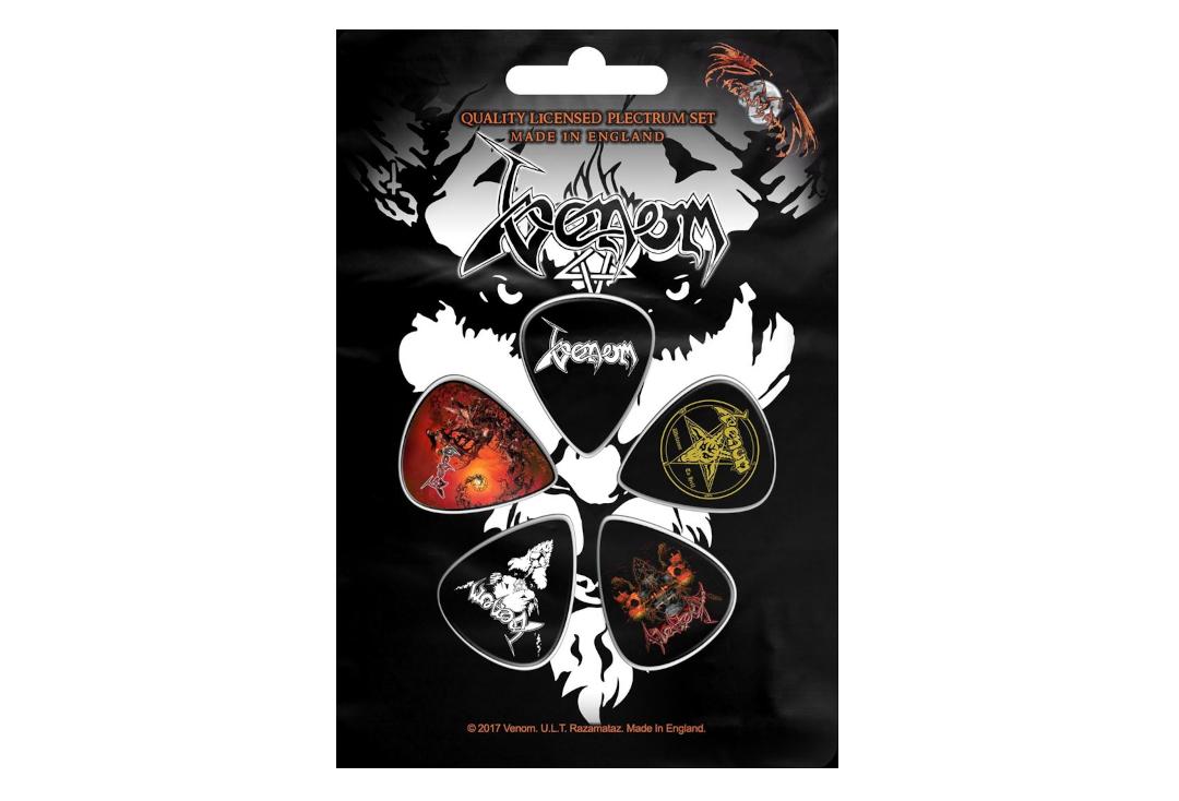 Official Band Merch | Venom - Black Metal Official Plectrum Pack