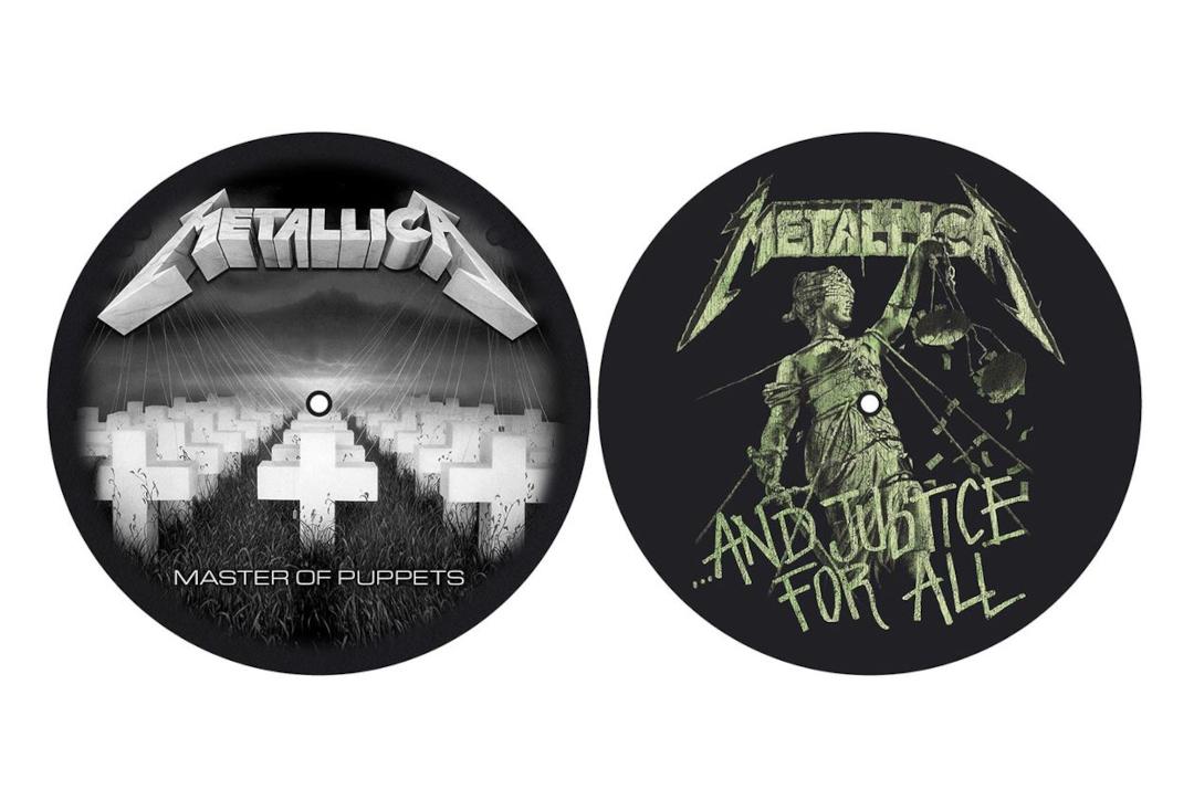 Official Band Merch | Metallica - Master Of Puppets/And Justice For All Official Slipmat Set