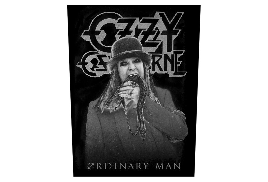 Official Band Merch | Ozzy Osbourne - Ordinary Man Printed Back Patch