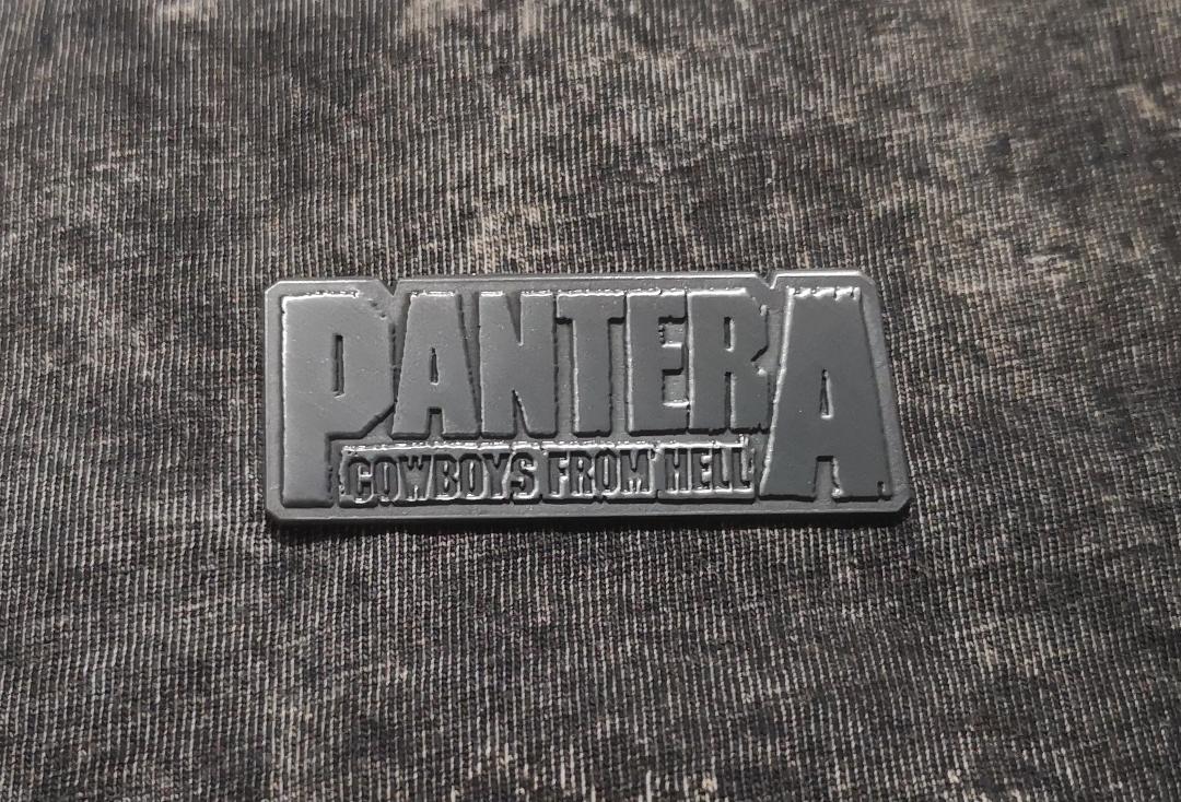 Official Band Merch | Pantera - Cowboys From Hell Metal Pin Badge