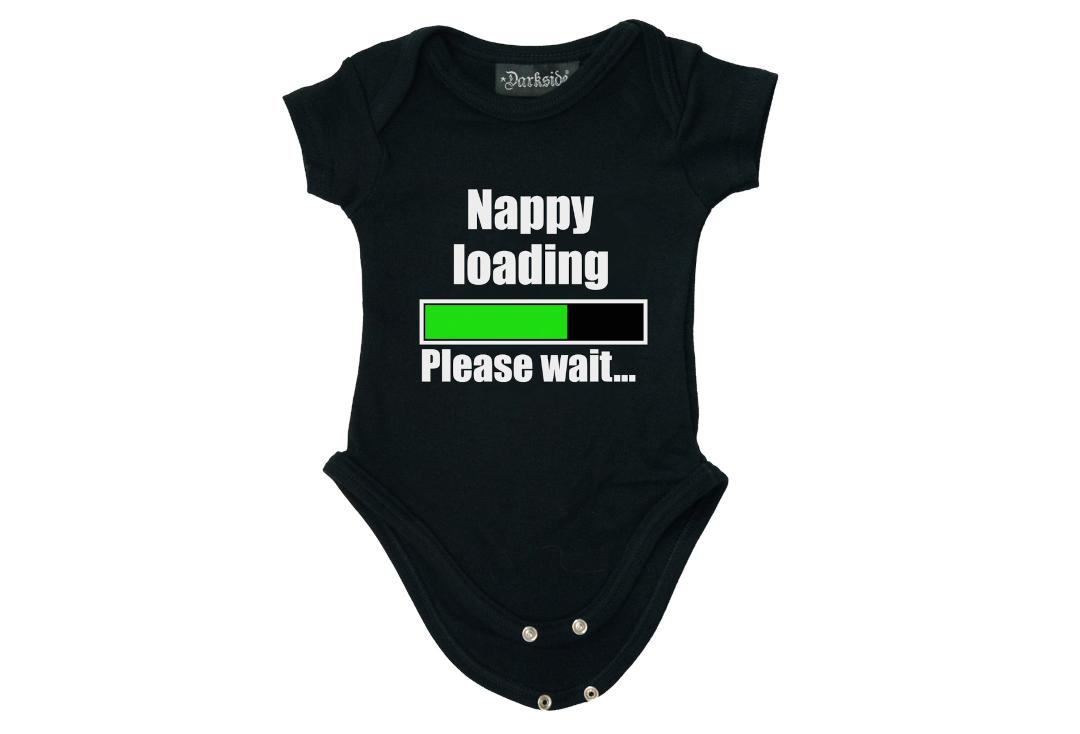 Darkside Clothing | Nappy Loading Baby Grow