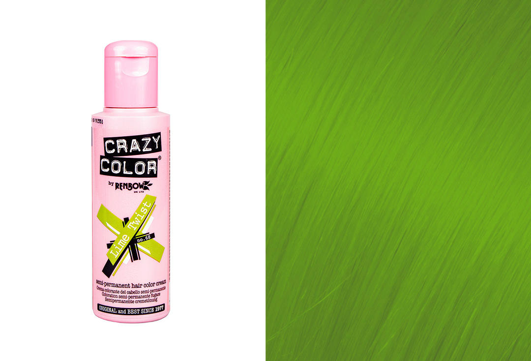 Renbow | Crazy Color Semi-Permanent Hair Colour (068 Lime Twist)